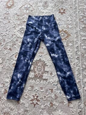 Banana Republic Navy and White High-Rise Leggings